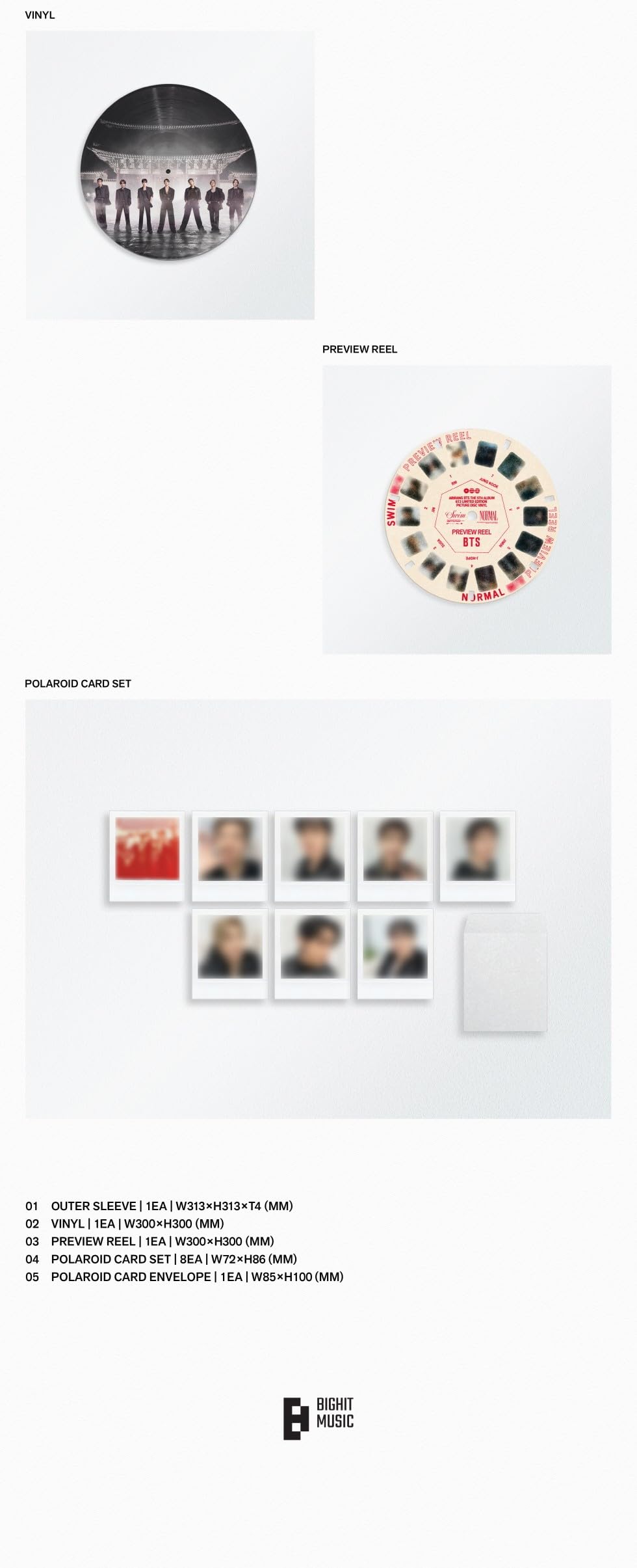 B.T.S ARIRANG [613 Limited Edition Picture Disc Vinyl] The 5th